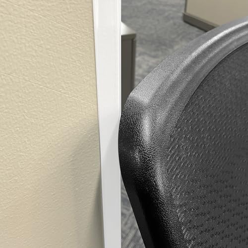 Prime-Line MP10069 Vinyl Corner Shield, White – 2-3/8” x 48” – Durable Vinyl Corner Guards, Easy to Install, Protects Wall Edges from Paint Chips, Wallpaper Tears, and Fingerprints (6 Pack)