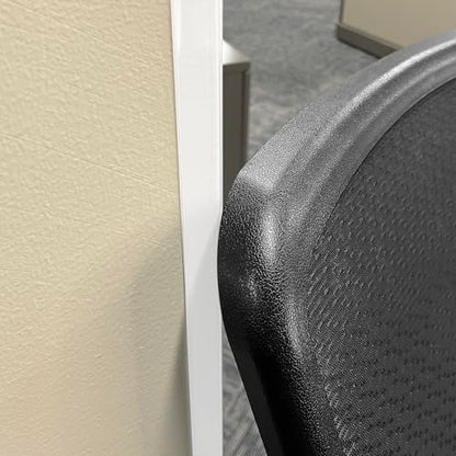 Prime-Line MP10069 Vinyl Corner Shield, White – 2-3/8” x 48” – Durable Vinyl Corner Guards, Easy to Install, Protects Wall Edges from Paint Chips, Wallpaper Tears, and Fingerprints (6 Pack)