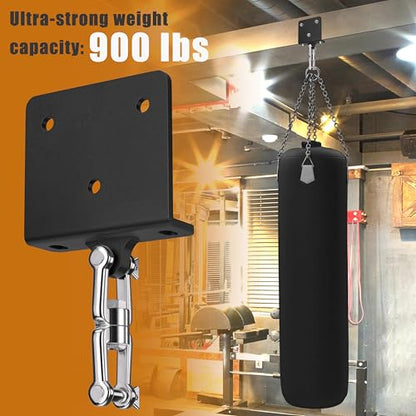Heavy Bag & Punching Bag Hanger, Wall, Ceiling, Beam Mount Options - color: Ceiling - L-Shape Joist