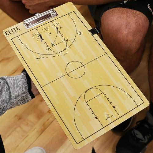 Dry Erase Coaches Clipboards | Basketball, Baseball, Soccer, Football, Hockey, Volleyball, Lacrosse - style: Basketball