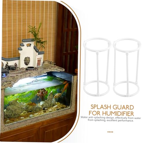HANABASS 8pcs Humidifier Splash Guards for Rockery Fish Tank Easy to Install Practical Water-Splash Prevention for Indoor and Outdoor Use