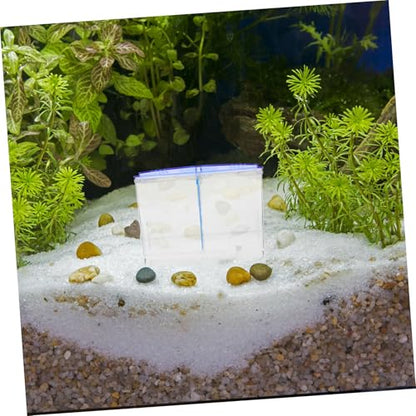 UPKOCH Guppy Breeding Box Fish Tank Isolation System Fish Nursery Pet Breeding Box Air Circulation