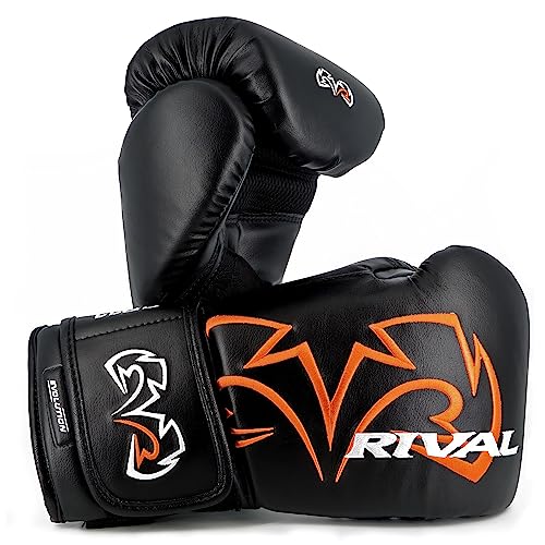 RIVAL Boxing RB11 Evolution Heavy Bag Gloves, with a High-Density, Power-Transmitting Foam and Microfiber Outer - color: Black, size: Large