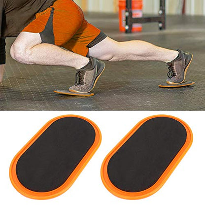 Exercise Core Sliders, Ergonomic Oval Design Sliding Discs Set of 2 for Yoga Pilates Home Fitness Workouts Full Body Training
