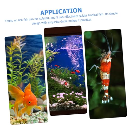 Healifty 3pcs Breeding Box Isolation Container for Aquarium Tank Small Hatchery Nursery Divider for Safe Fish Separation and Acclimation