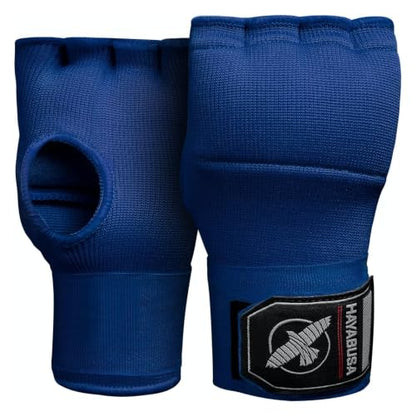 Hayabusa Quick Gel Hand Wrap Boxing Gloves - color: Blue, size: Medium