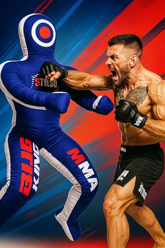 Un-Filled Grappling Dummy Wrestling Dummy Jiu Jitsu Dummy for BJJ MMA Judo Karate Practice Adult Kids - color: Blue, size: 6ft / 72"