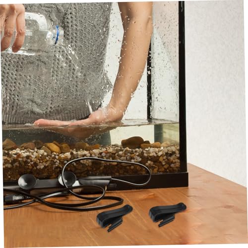 Mobestech 6pcs Aquarium Water Pipe Holder Clips Versatile Tube Clips for Water Pipes Easy Installation for Fish Tank Pump and Compatible Thick