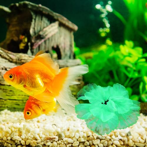 COHEALI Artificial Aquatic Plant Fish Tank Decoration Mini Silicone Water Plant Ornament for Aquarium Home Décor