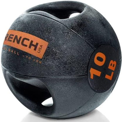 Dual Grip Medicine Ball w/Handles 10 lb (New)