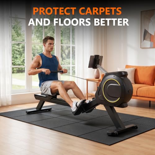 THAILE Gym Equipment Mat, 79" x 39"x 0.14" Exercise Equipment Mat - size: 79"L x 39"W x 0.1"Th