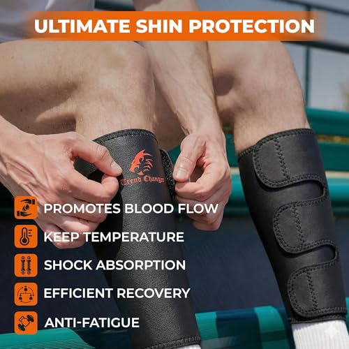 Deadlift Shin Guards & Calf Support Brace, 5mm CrossFit 2 Pack - Men, Women - size: 5MM (Thick)
