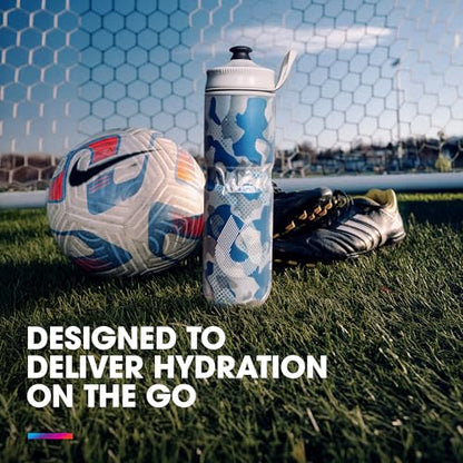 HydraPak Polar Sport Insulated Water Bottle (20oz, Pulse Blue) - color: Pulse Blue, style: 20oz/600ml