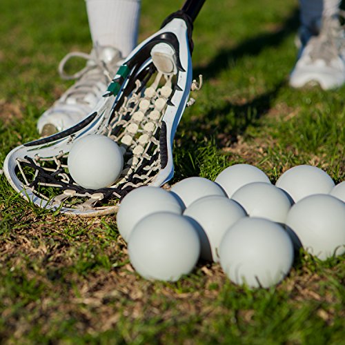 Champion Sports Practice Sponge Lacrosse Balls: Soft Touch for Professional, College & Grade School Indoor Training & Practice - style: White (12-Pack) -Indoor Practice Lacrosse Balls