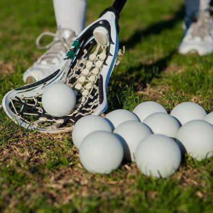 Champion Sports Practice Sponge Lacrosse Balls: Soft Touch for Professional, College & Grade School Indoor Training & Practice - style: White (12-Pack) -Indoor Practice Lacrosse Balls