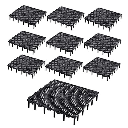 10 Pcs Aquarium Filter Bottom Tray Grid Aquarium Fish Tank Divider Premium Aquarium Filter Plate for Tank Bottom - Efficient Sand Gravel Board