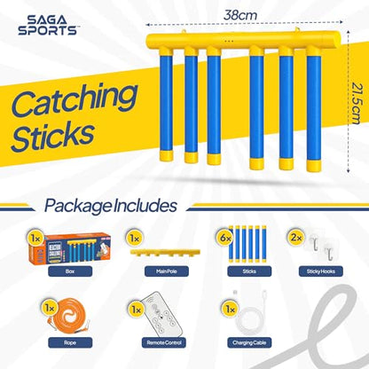 Reflex Drop Stick Challenge Game, Catching Sticks Game for All Ages