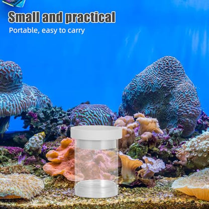 Fish Breeding Isolation Box for Aquarium Tank, Floating Hatchery Incubation Net, Small White Fry Nursery Divider Suitable for Guppy and Small Fish Breeding