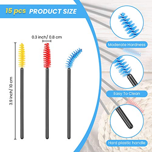 Outus 15 Pieces Hummingbird Feeder Cleaning Brush Mini Nylon Brush Set Cleaner for Bottles, Tubes, Jars, Bird Feeder (0.3 Inches/ 3.9 Inches) - size: 0.3 Inches/ 3.9 Inches