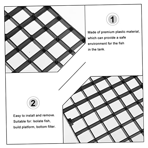 ERINGOGO 10pcs Aquarium Divider Grid Panels Fish Tank Separator for Easy Maintenance Isolation Grate for Compartmentalization