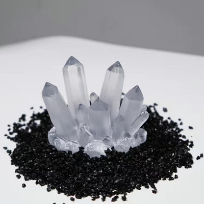 Small Fish Tank Decor Artificial Crystals Aquarium Betta Fish Tank Decorations Mini Crystal Ornaments Resin Accessories