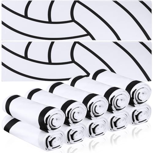 12 Pcs Cooling Neck Wraps Sweat Rag Volleyball Towels Bulk - color: White, size: Volleyball