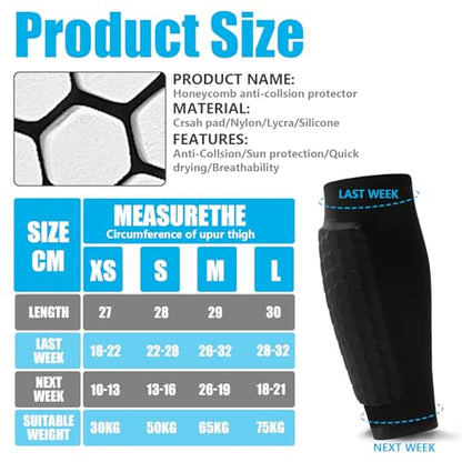 BIRDDIE Soccer Shin Guards Shin Pads for Kids Youth Adult - color: Black, size: Large