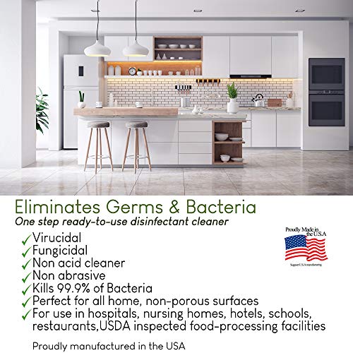 Nutra-Max Hospital Grade Disinfectant Cleaner Concentrate, Makes 32 Gallons