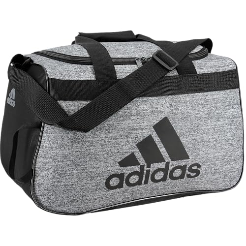 adidas Power Gym Bag – Lightweight Small Duffel, Jersey Onix Grey/Black/Diablo, OSFA - color: Jersey Onix Grey/Black/Diablo