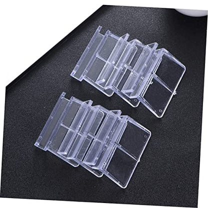 UKCOCO 10Pcs Plastic Fish Tank Cover Bracket Aquarium Support Frame for Tanks and Plastic Material for Home Aquarium Setup