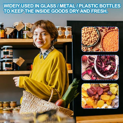 PATIKIL 20/24/28/30/38mm/0.79/0.95/1.1/1.18/1.5" Foam Lid Liner, 500pcs Adhesive Round PS Pressure Sensitive Seals for Plastic Glass Jar Bottle Cap Canning Vials Seals Red Text, White - size: 0.79/0.95/1.1/1.18/1.5 Inch