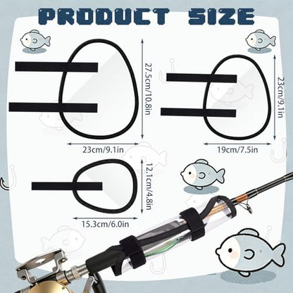 Outus 15 Pack Fishing Lure Wrap for Rod Clear PVC Lure Covers Keeps Hook Cover in 3 Sizes to Keep Hook Safe Bait Storage, Anti-Puncture Fishing Gear Organizer, 5 Large, 5 Medium, 5 Small - style: Pear Shapes