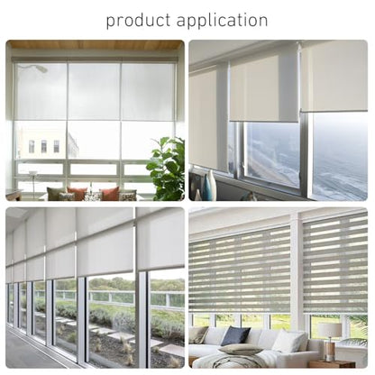 Roll Ease R-Series Roller Shade Bracket Kit with R16 Clutch + RB560 Brackets + End Plug (White) for 1-1/2"(38mm) Tube - style: R16 + RB560 Kit for (1-1/2")