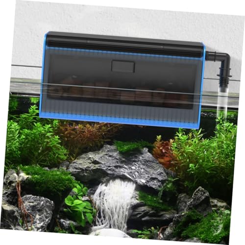 Kisangel Box Fish Tank Water Drip Box Efficient Filtration Cleaning Tool for Home Aquarium Easy to Use Wall-Mounted Design Suitable for Tank