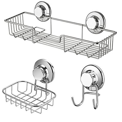 SANNO Suction Cups Replacement for Shower Caddy Sope Dish Double Hooks- Set of 4 Suction Cups - style: 4