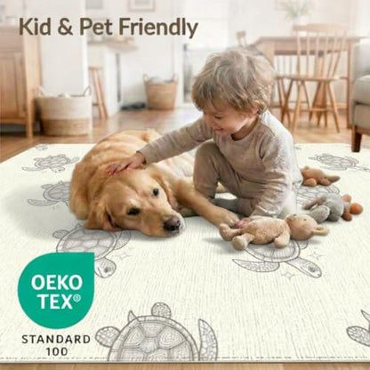 9'x12' Washable Flatwoven Rug, Light Gray Modern Star Stain Resistant Massive Carpet Non-Slip Chair-Friendly Mat for Dining Room, Basement, Large Office | Ref:1955509 - color: Beige/Pattern 12, size: 9' x 12' (Rectangular)