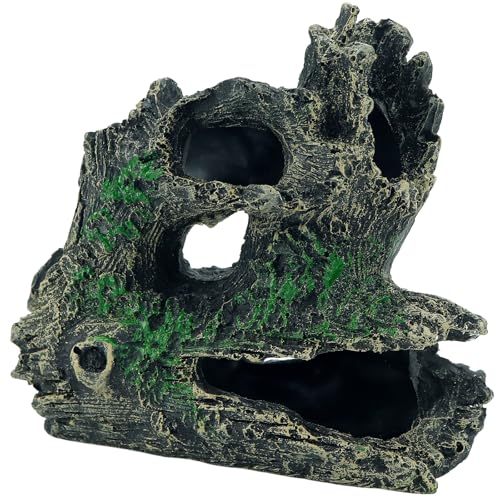 Aquarium Driftwood–Lightweight Fish Tank Decoration, Betta Fish Hideout Cave Turtle Reptile Hideout, Ornaments for Freshwater Tanks