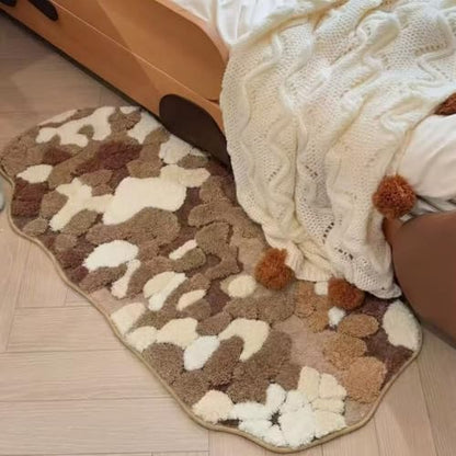 Moss Forest Bathroom Rug, Cute Cozy Green Plant Tufted Mat, Ultra Soft Microfiber, TPR Holder Backing, Absorbent Machine Washable, for Sink Bar, Shower and Bedroom, 19.7" x 31.5", Fall - color: Fall