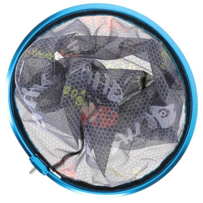 BESPORTBLE Fishing Replacement Landing Net Head 35cm Diameter Wear-Resist Mesh Fish Land Net for Freshwater and Saltwater Fishing Accessory Random Color