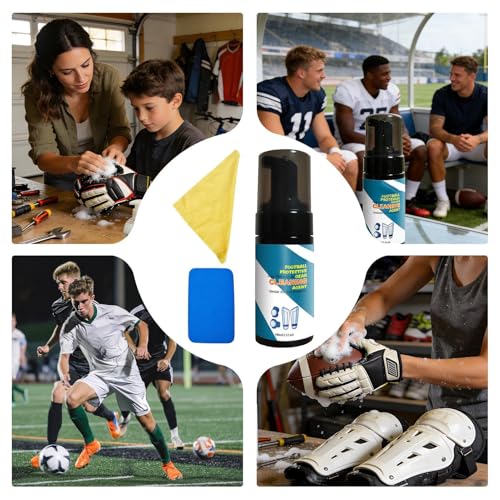 Soccer Glove Cleaner 100ml Sports Gear Foam Deodorizer
