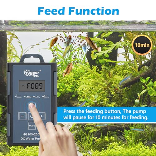 hygger 24V DC Aquarium Water Pump, 660GPH 30W 9.8FT Submersible Pump With Controller, Water Fountain Pump with 3 Nozzles for Fish Tank, Pond, Aquarium, Statuary, Hydroponics - style: DC2500