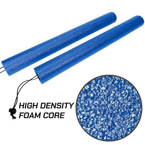 Foam Combat Training Sticks for Boxing and Martial Arts (Blue) - color: blue
