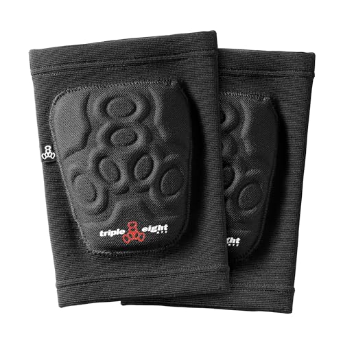 Triple Eight Covert Elbow Pads – Ideal for Roller Skating, Biking, BMX, and Skateboarding - color: Black, size: Small