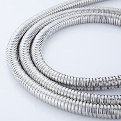 Kitchen 118-Inch or 300CM Pull Down Sink Faucet Replacement Pull Out Spray Head Hose Stainless Steel (Electroplating, 3 meters)