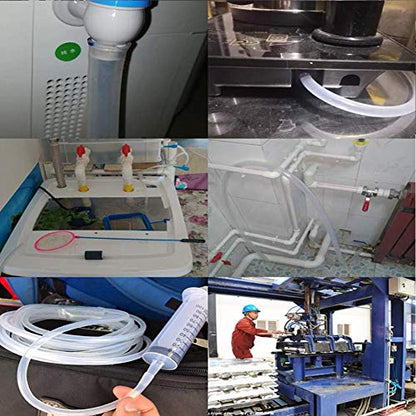 1/16" ID Silicone Tubing, 1/16" ID x 1/8" OD Food Grade Silicone Tube, High Temp Hose for Wine Making Brewing (9.84Ft)