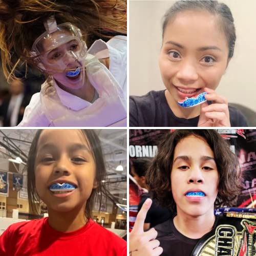 ORAL MART Pro Mouth Guard for Sports (Adult) - Football, MMA, Boxing, BJJ - color: Be Water