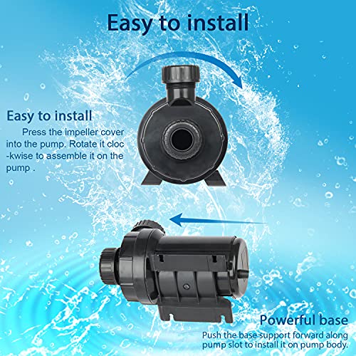 (PC3000,3000GPH) High Flow Submersible Water Pump-Home/Inline Water Pump-Submersible Pump-Water Transfer Pump-Aquarium Pump - size: PC3000