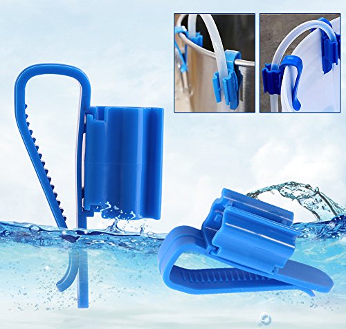 Fdit Pack of 2 Aquarium Fish Hose Holder Hanger,Water Pipe Tube Hose Mounting Clip for 8-16mm Inflow Outflow Water Pipe