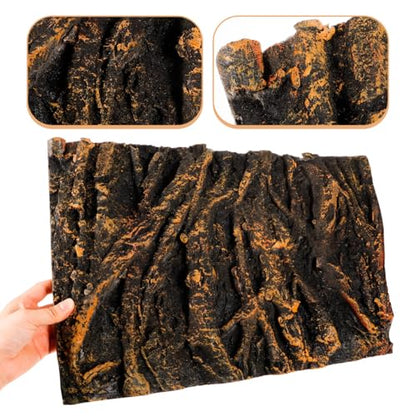 BESPORTBLE Terrarium Background for Reptile Tank Realistic Tree Root Board Decorative Aquarium Backdrop Pu Material Easy Placement Climbing for Reptiles