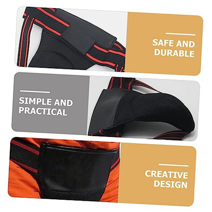 Wakauto Boxing Supply Integrated Groin Protector Comfortable Wear-Resistant Crotch Guard for Men Women Training Practice